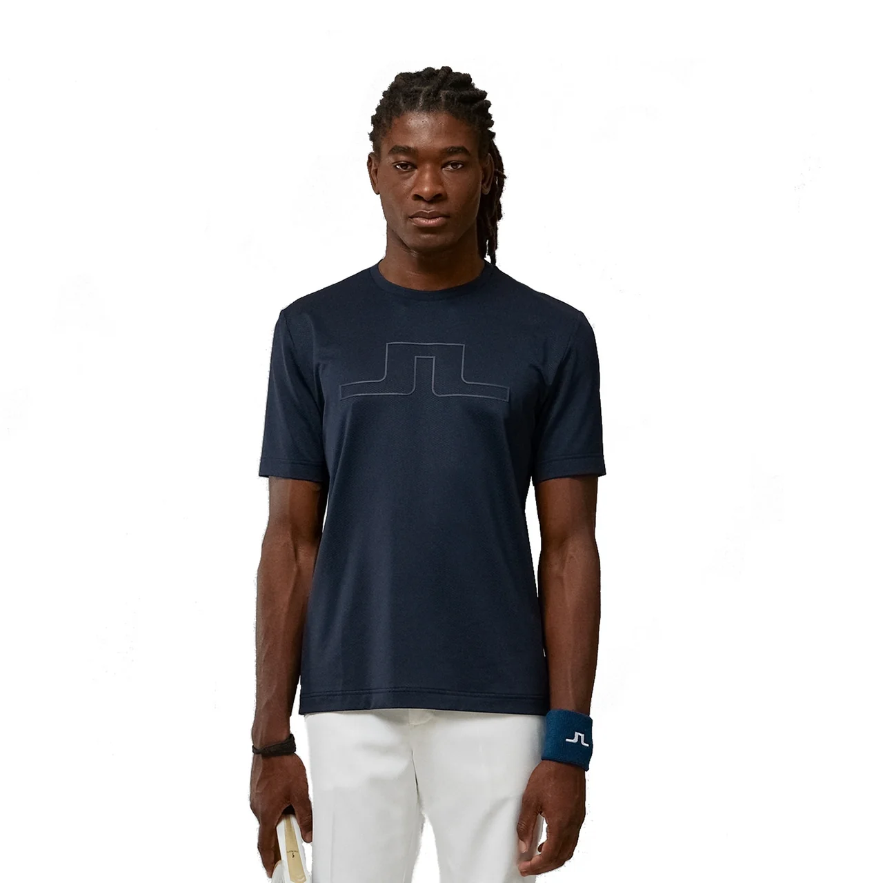 J.Lindeberg Brigde Graphic T-Shirt Men JL Navy