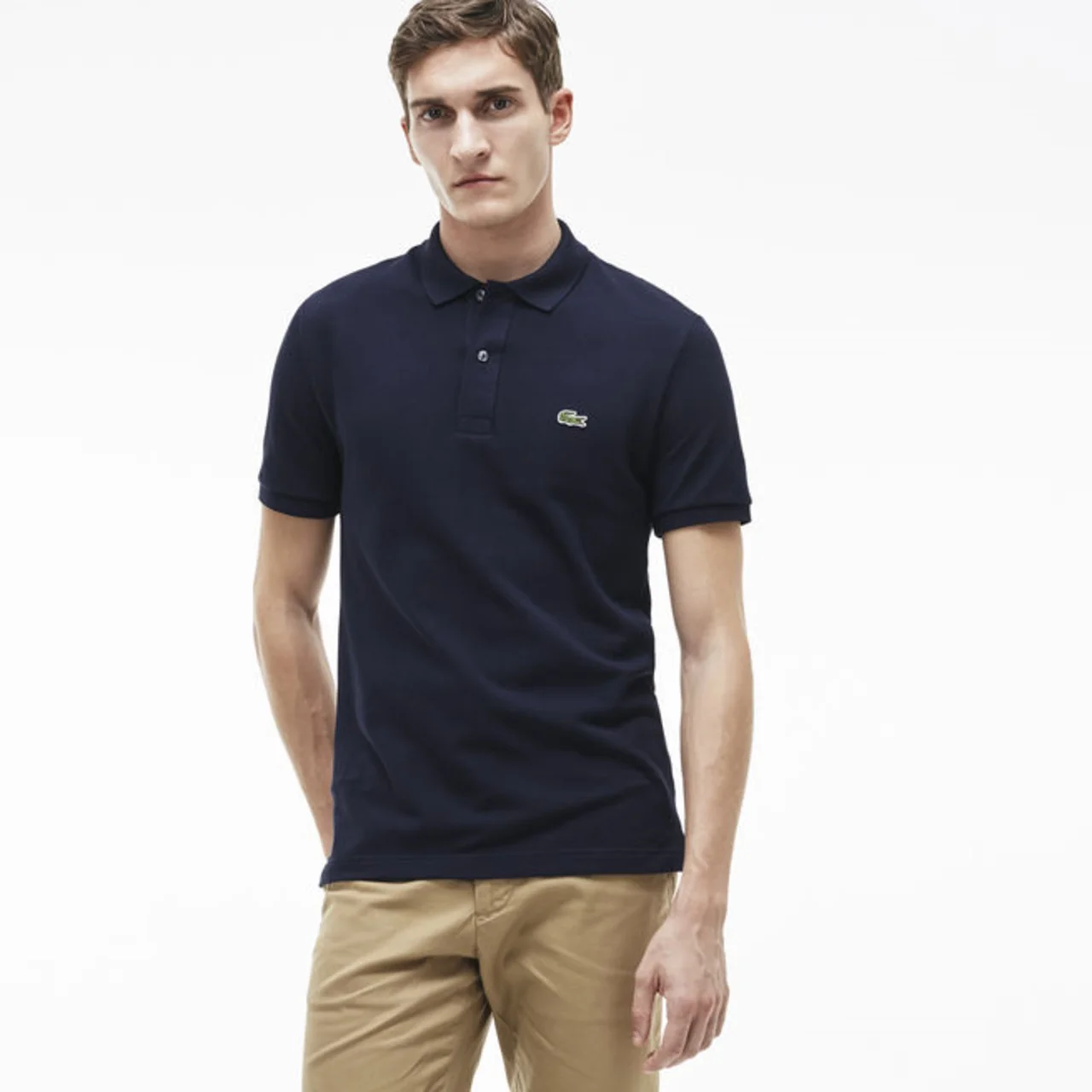 Lacoste Men's Slim Fit Polo Navy Blue