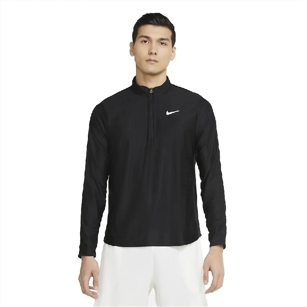 Nike Court Dri-FIT Advantage Half Zip Black