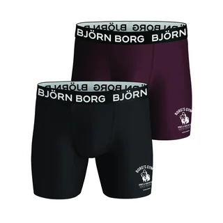 Björn Borg Performance Boxer Black/Red 2-pack