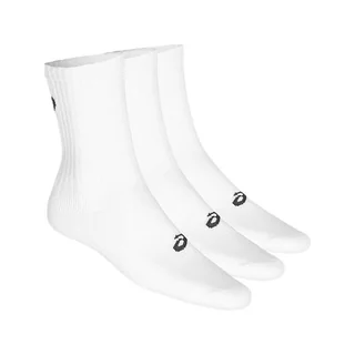 Asics Unisex Crew Socks 3-pack White