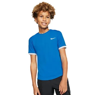 Nike Dry-Fit Tee Boy Blue/White