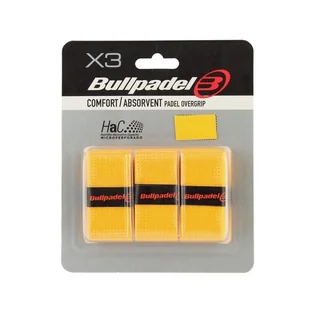 Bullpadel Pro Overgrip Thin/Absorbent 3-pack Yellow